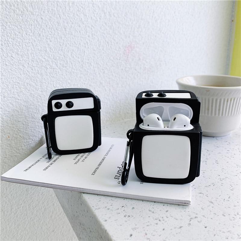 Retro TV Premium AirPods Case Shock Proof Cover