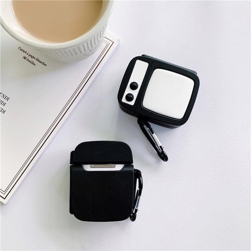 Retro TV Premium AirPods Case Shock Proof Cover