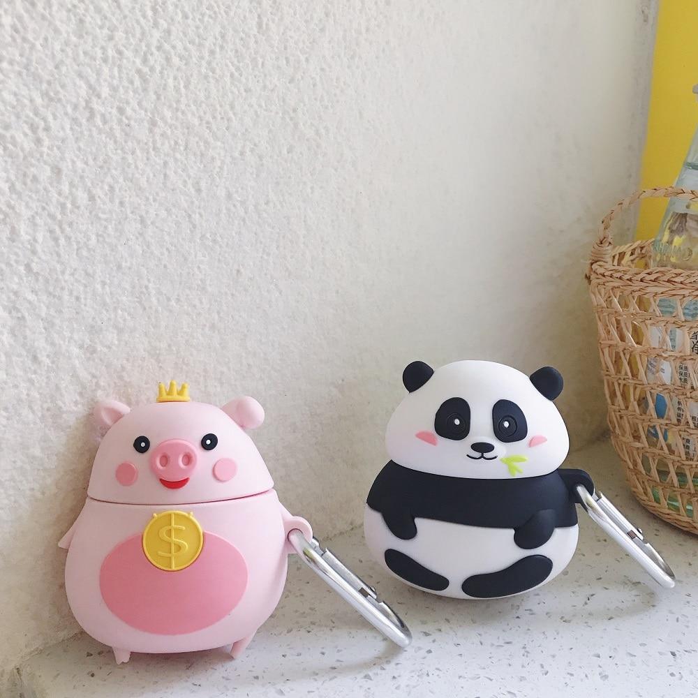 Cute Pudgy Rich Pig Premium AirPods Case Shock Proof Cover