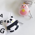 Cute Pudgy Panda Premium AirPods Case Shock Proof Cover