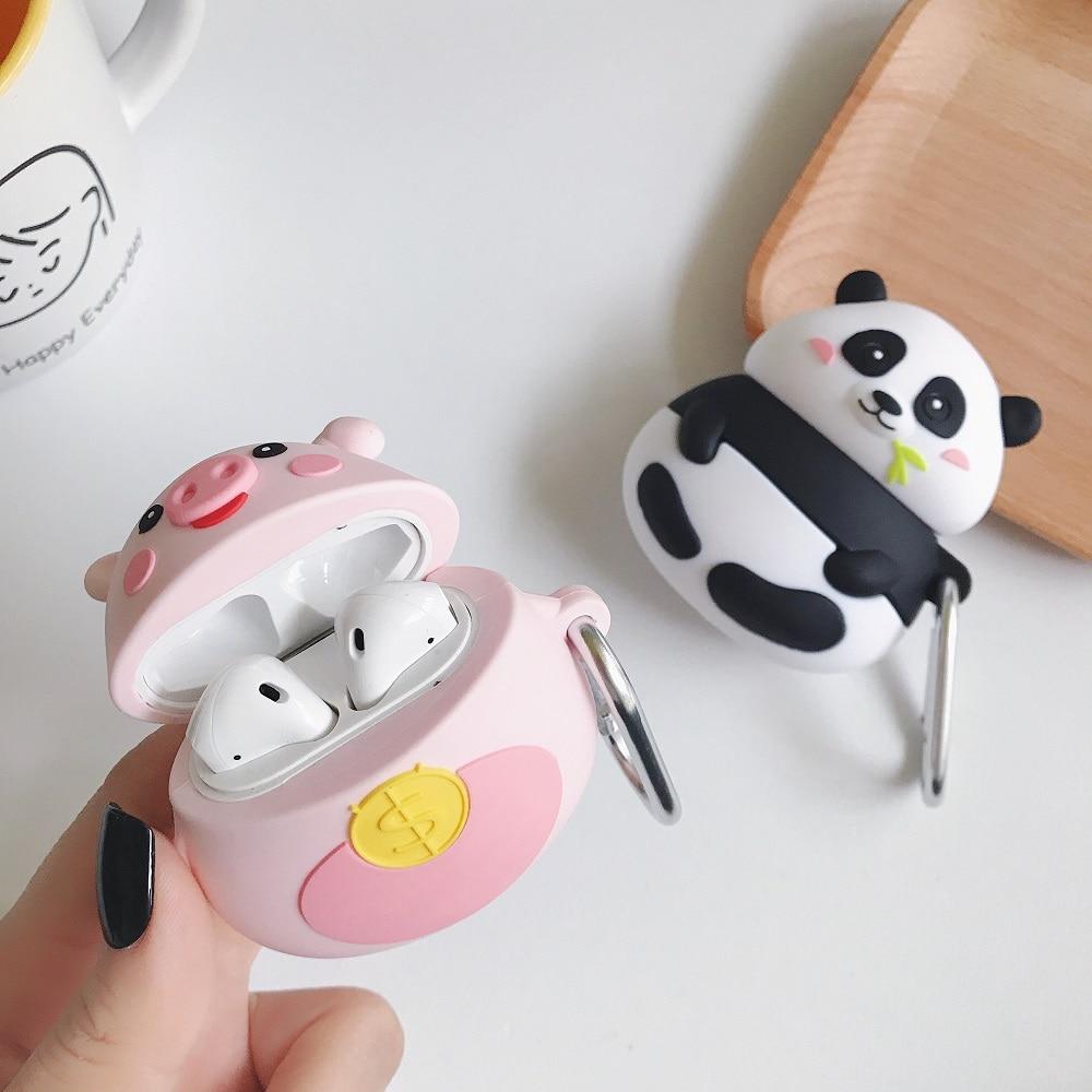 Cute Pudgy Panda Premium AirPods Case Shock Proof Cover