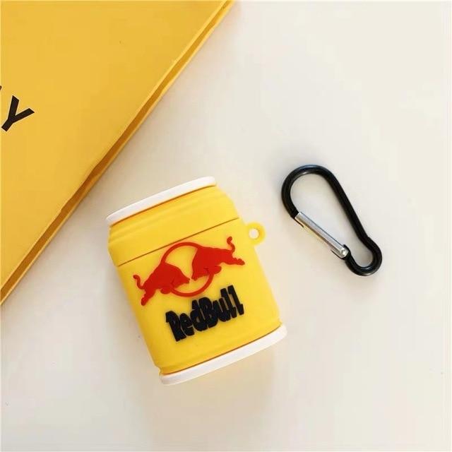 Red Bull Can Premium AirPods Case Shock Proof Cover