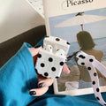 White Polka Dots AirPods Case Shock Proof Cover