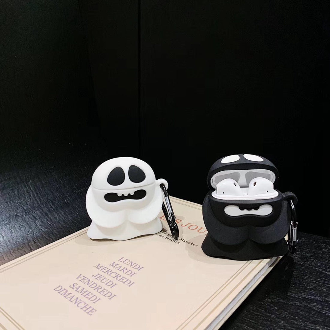 Cute Spooky Ghost Premium AirPods Case Shock Proof Cover