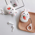 Bunny Holding a Carrot Premium AirPods Case Shock Proof Cover