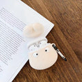 White Hippo 'Moomin' Premium AirPods Case Shock Proof Cover