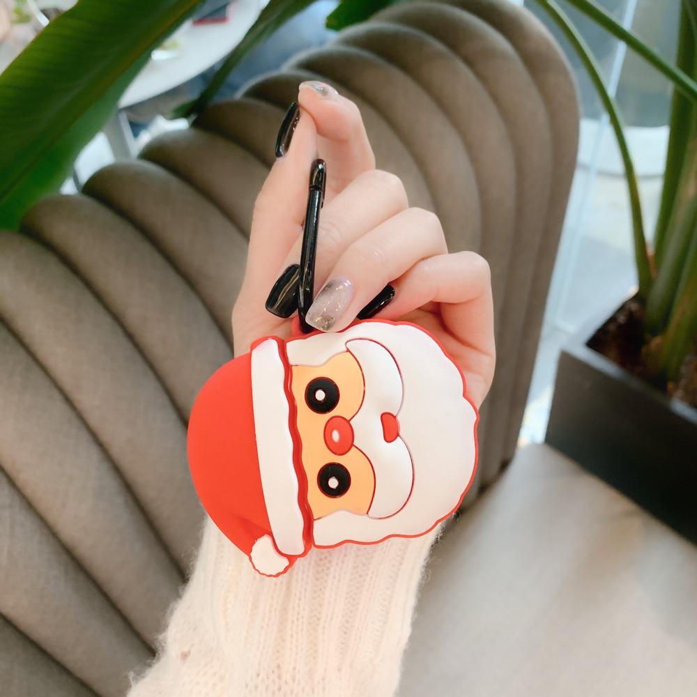 Cute Christmas Santa Premium AirPods Case Shock Proof Cover