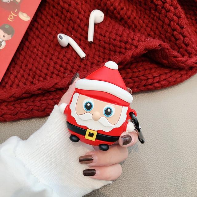 Standing Santa Premium AirPods Case Shock Proof Cover