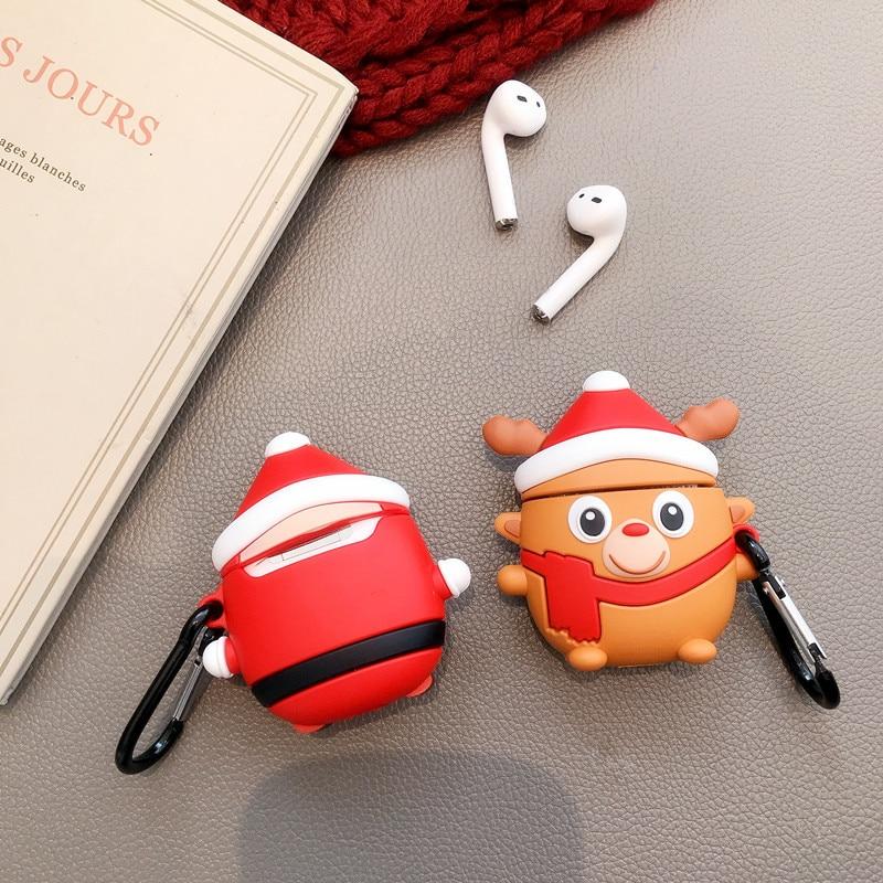 Standing Santa Premium AirPods Case Shock Proof Cover