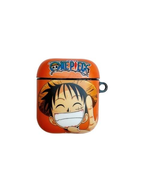 One Piece 'Smiling Luffy' AirPods Case Shock Poof Cover