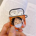 One Piece 'Smiling Luffy' AirPods Case Shock Poof Cover