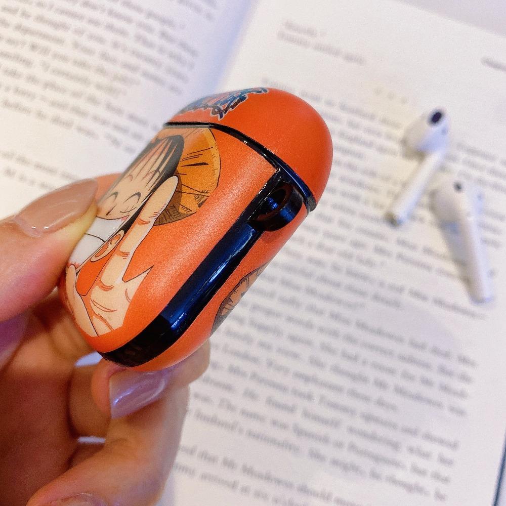 One Piece 'Smiling Luffy' AirPods Case Shock Poof Cover