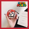 Super Mario Bros. 'Excited Mario' Premium AirPods Case Shock Proof Cover