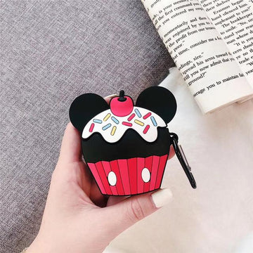 Mickey Mouse Cupcake Premium AirPods Case Shock Proof Cover