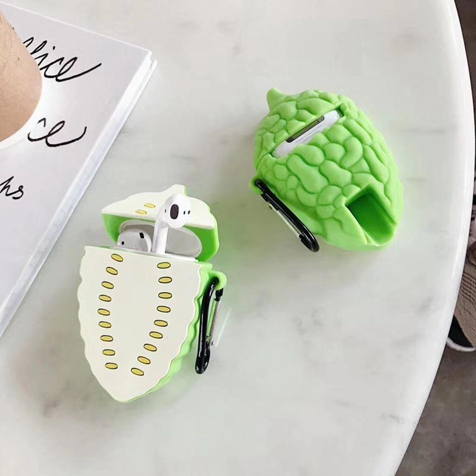 Durian Fruit Premium AirPods Case Shock Proof Cover