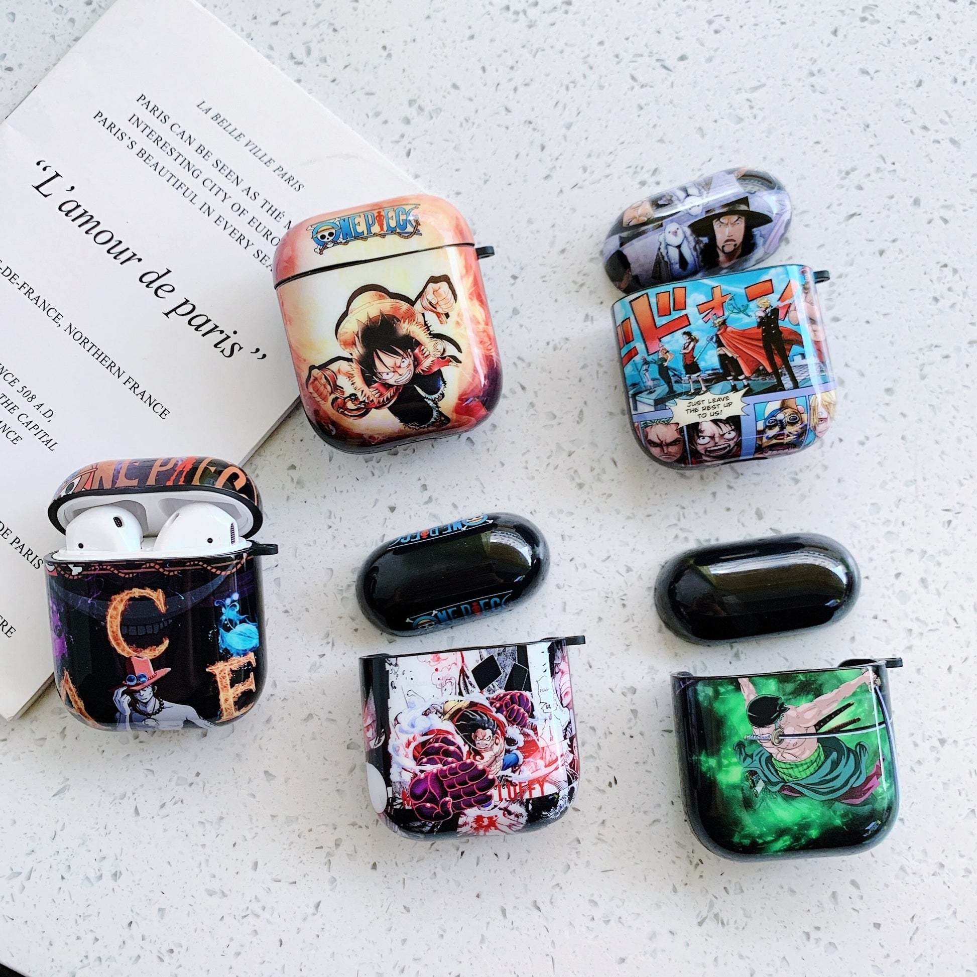 One Piece 'Shirtless Luffy' AirPods Case Shock Proof Cover
