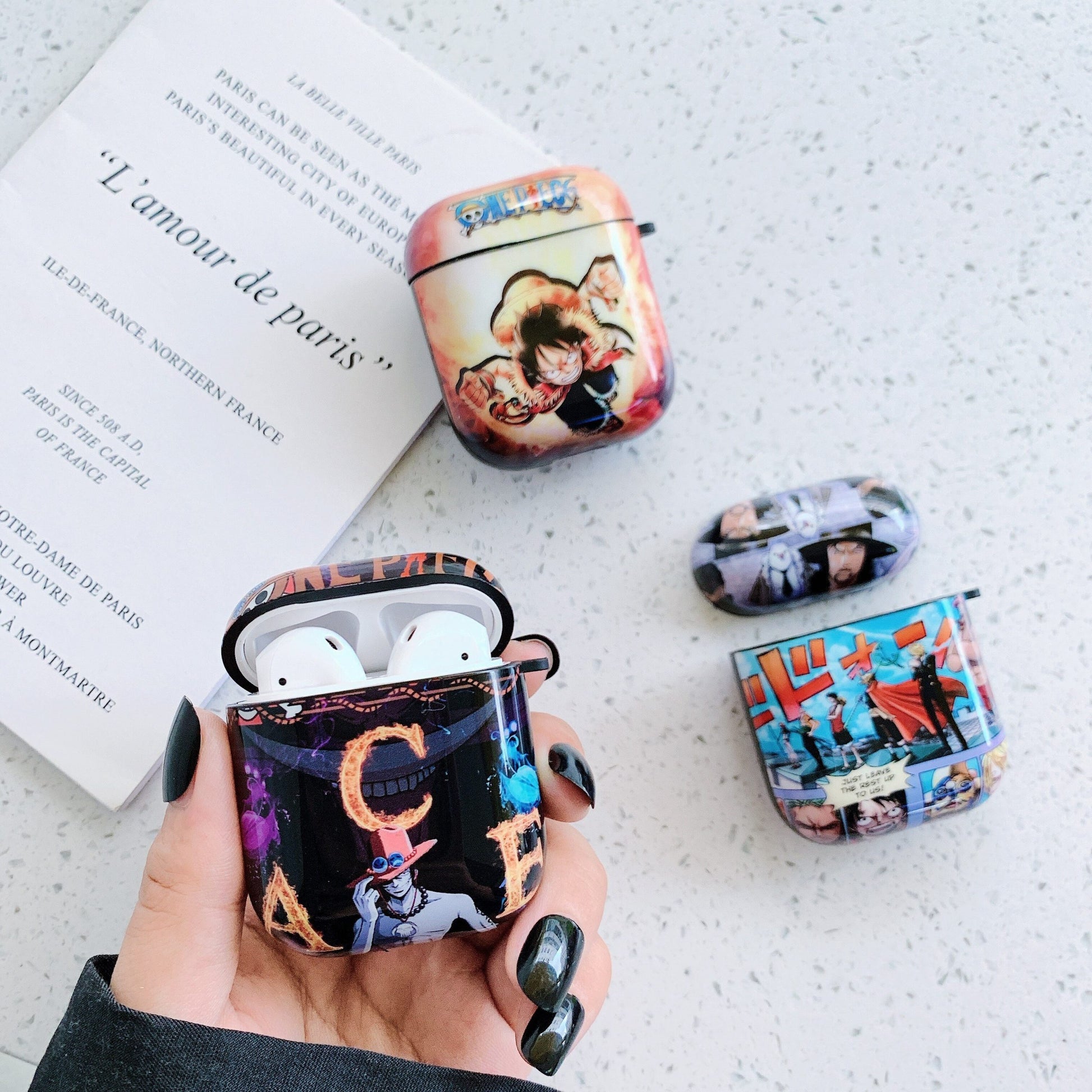 One Piece 'Shirtless Luffy' AirPods Case Shock Proof Cover