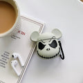 The Nightmare Before Christmas 'Jack Skellington | Mickey Mouse' Premium AirPods Case Shock Proof Cover