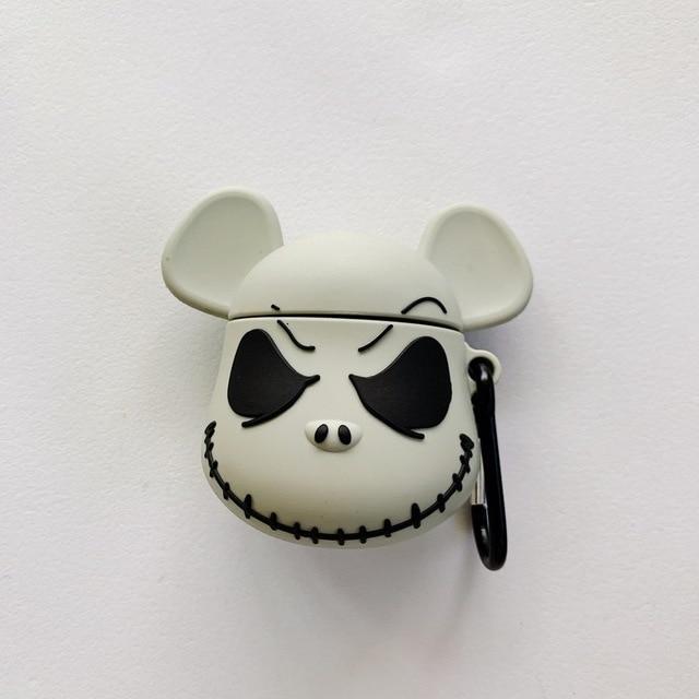 The Nightmare Before Christmas 'Jack Skellington | Mickey Mouse' Premium AirPods Case Shock Proof Cover