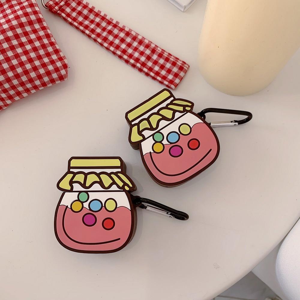 Strawberry Lemonade Jar Premium AirPods Case Shock Proof Cover