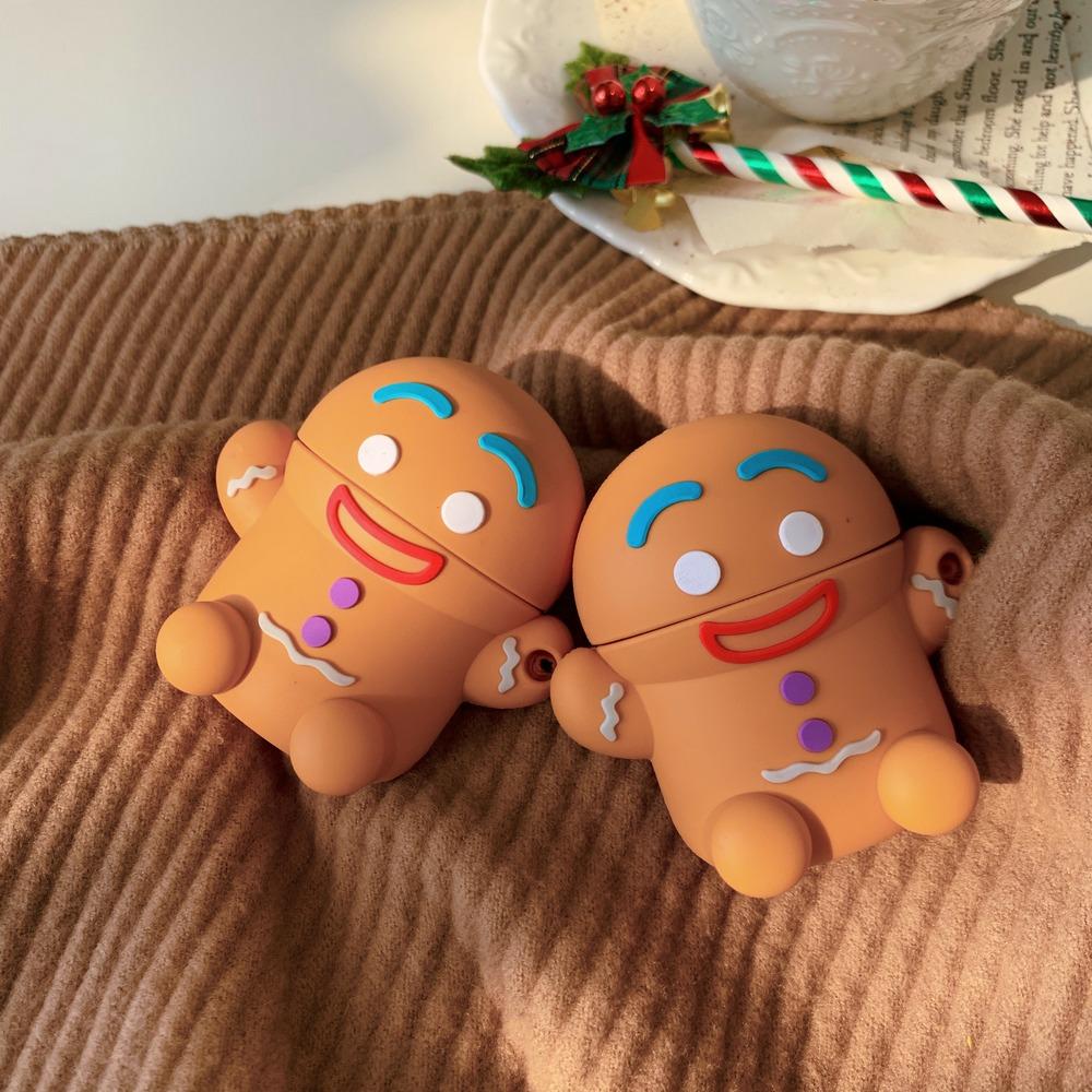 Cute Gingerbread Man Premium AirPods Case Shock Proof Cover