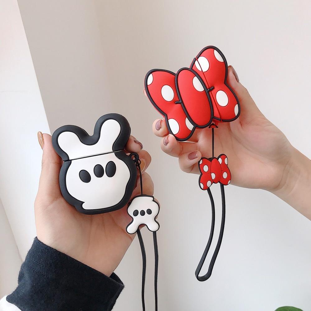 Minnie Mouse 'Bow' Premium AirPods Case Shock Proof Cover