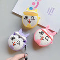 Cute Winking Bunny Premium AirPods Case Shock Proof Cover