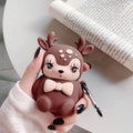 Cute Reindeer Premium AirPods Case Shock Proof Cover