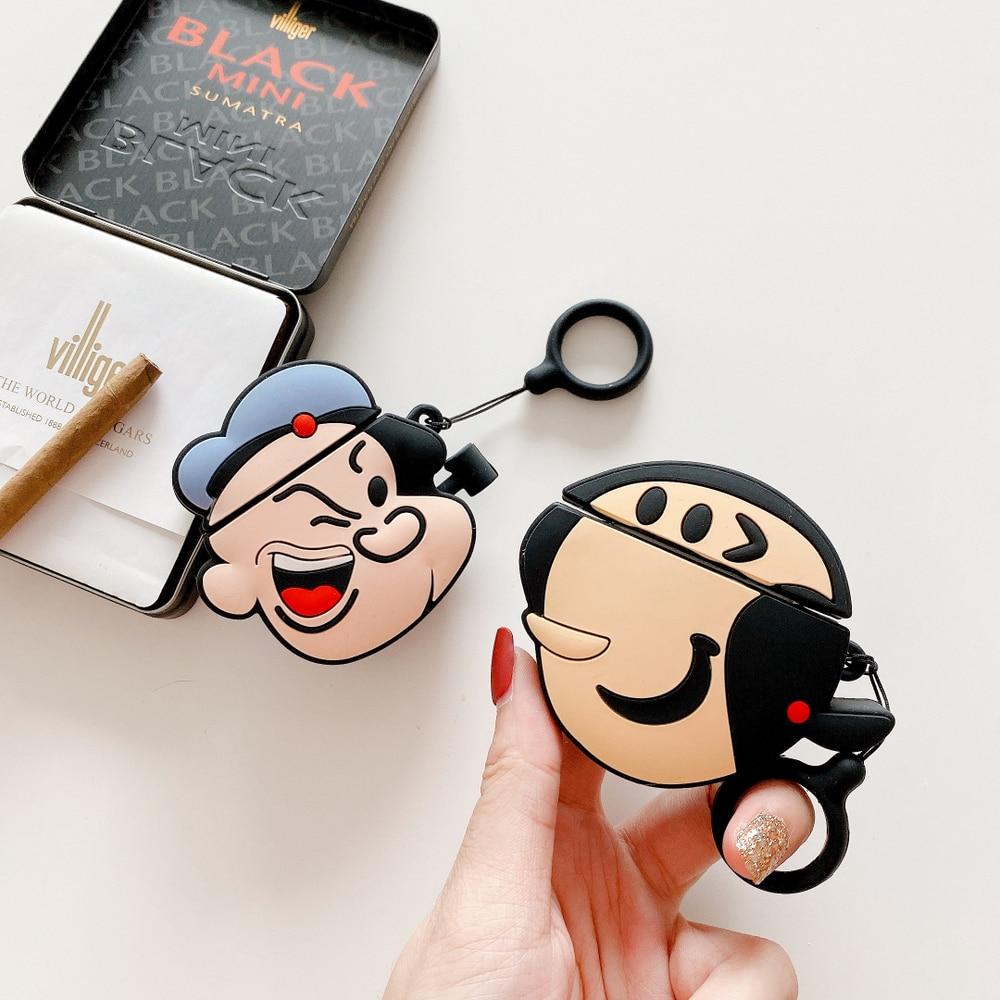 Popeye 'Olive Oil' Premium AirPods Case Shock Proof Cover