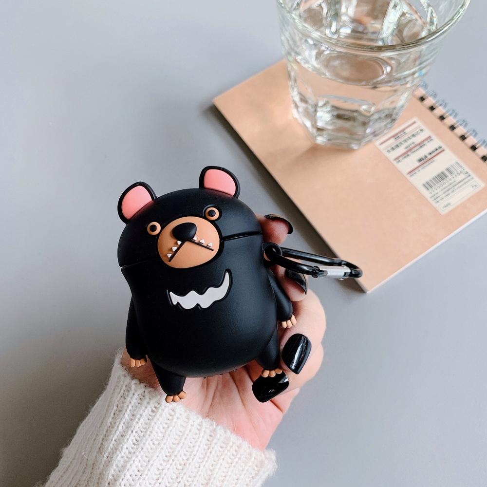 Black Bear Premium AirPods Case Shock Proof Cover