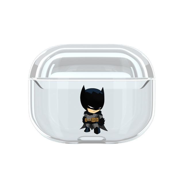 Superhero 'Comic' Clear Acrylic AirPods Pro Case Shock Proof Cover
