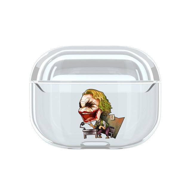 Superhero 'Comic' Clear Acrylic AirPods Pro Case Shock Proof Cover