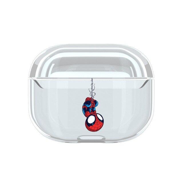 Superhero 'Comic' Clear Acrylic AirPods Pro Case Shock Proof Cover