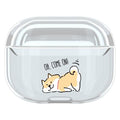 Cute Dog Clear Acrylic AirPods Pro Case Shock Proof Cover