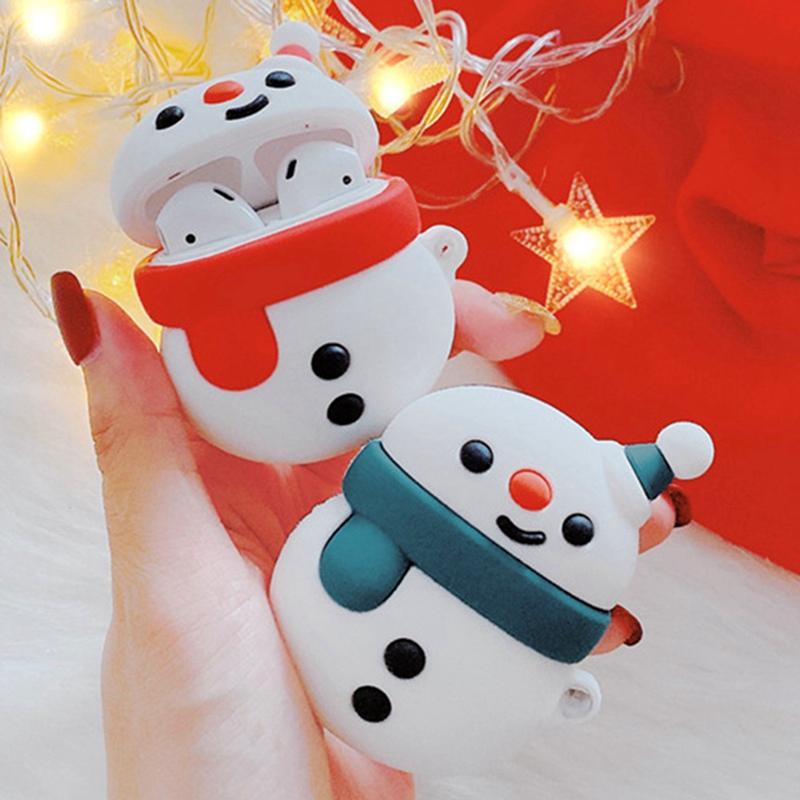 Cute Snowman Premium AirPods Case Shock Proof Cover