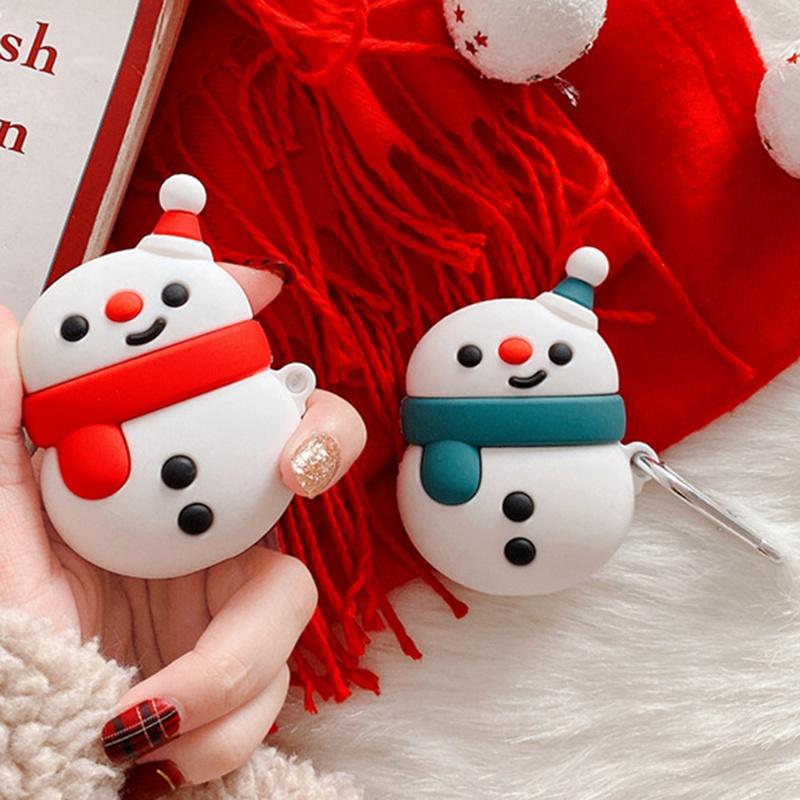 Cute Snowman Premium AirPods Case Shock Proof Cover