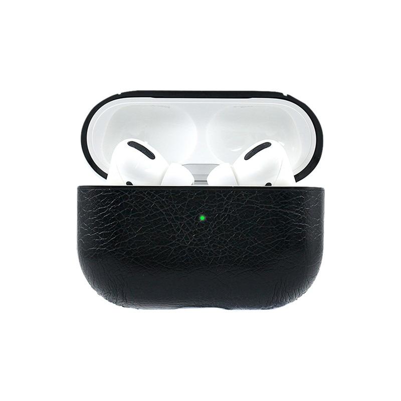 Luxury Vegan Leather AirPods Pro Case Shock Proof Cover