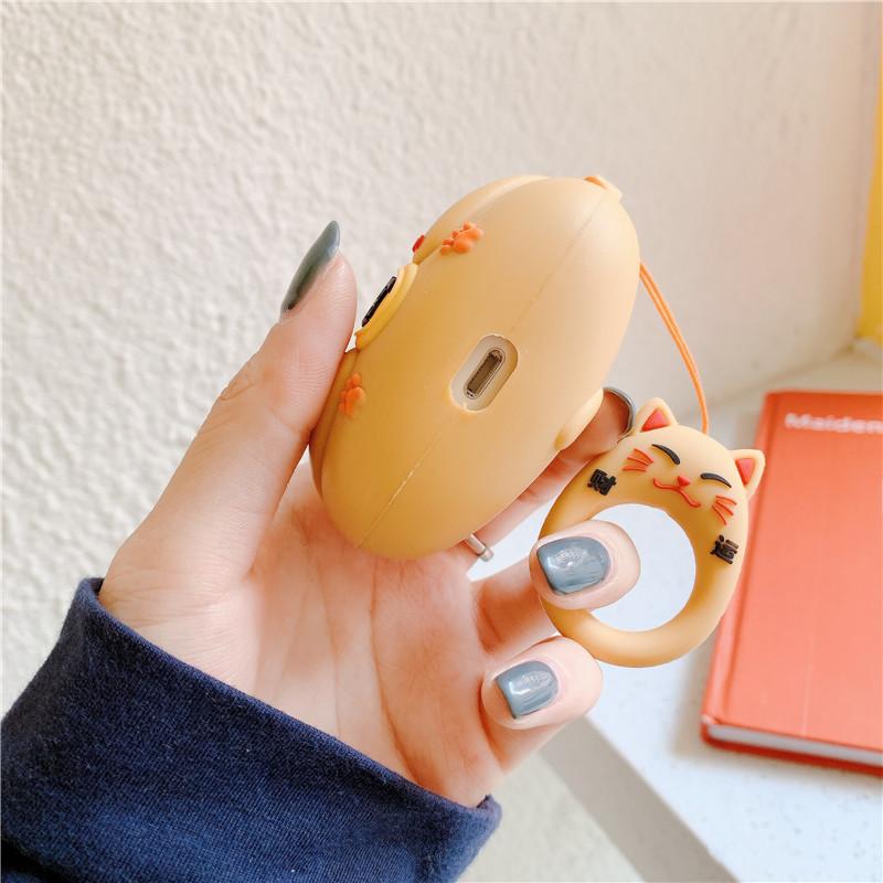 Cute Japanese Style 'Matabi Neko Cat' Premium AirPods Pro Case Shock Proof Cover