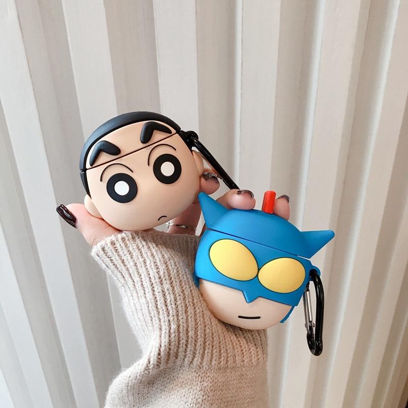 Crayon Shin Chan 'Action Kamen' Premium AirPods Case Shock Proof Cover