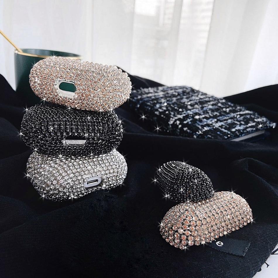Glitter Rhinestone AirPods Pro Case Shock Proof Cover