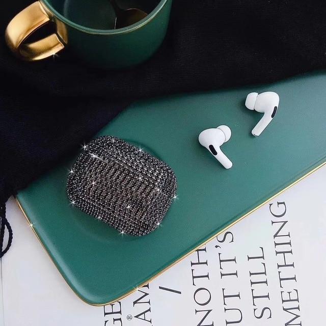 Glitter Rhinestone AirPods Pro Case Shock Proof Cover