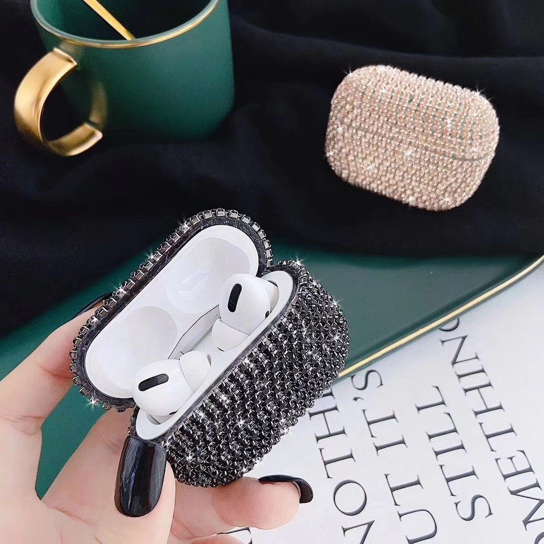 Glitter Rhinestone AirPods Pro Case Shock Proof Cover