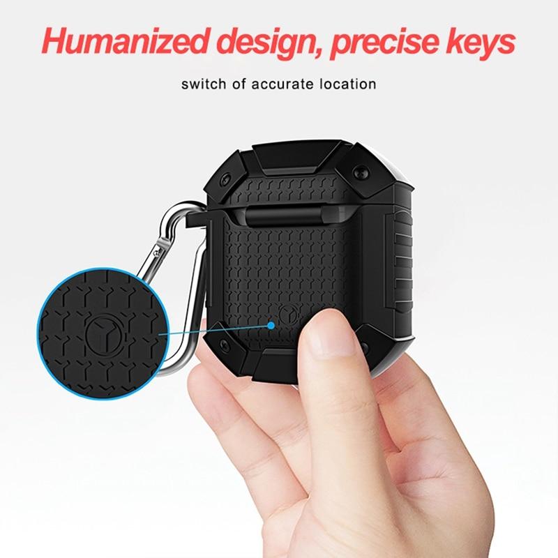 Heavy Duty Tough Armor Rugged AirPods Case Shock Proof Cover