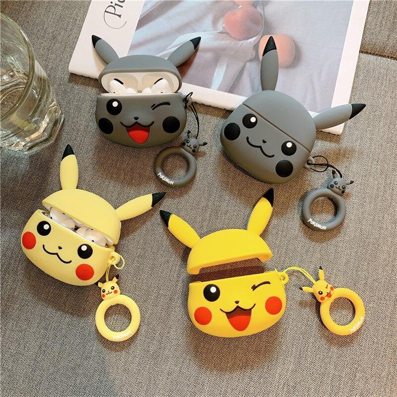 Pokemon 'Grey Winking Pikachu' Premium AirPods Pro Case Shock Proof Cover