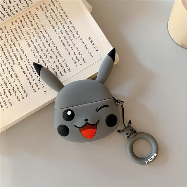 Pokemon 'Grey Winking Pikachu' Premium AirPods Pro Case Shock Proof Cover