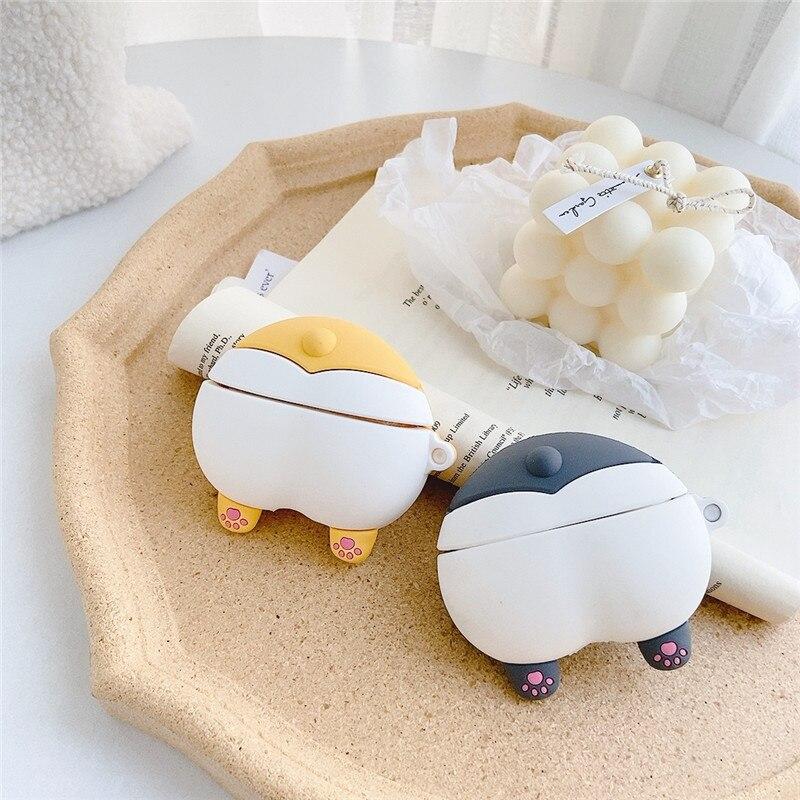 Cute Corgi Dog Booty Premium AirPods Case Shock Proof Cover