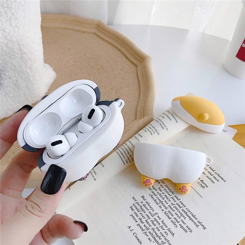 Cute Corgi Dog Booty Premium AirPods Case Shock Proof Cover