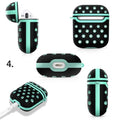 Silicone Dotted Colors Airpods Case Cover