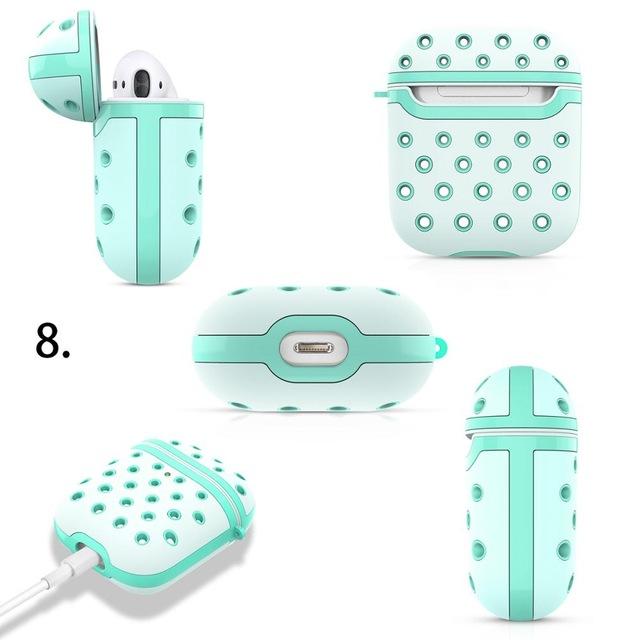 Silicone Dotted Colors Airpods Case Cover