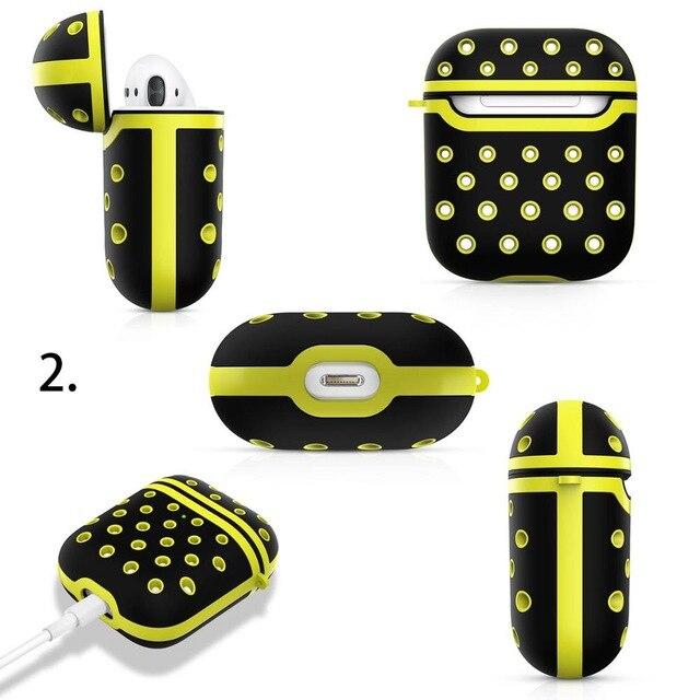 Silicone Dotted Colors Airpods Case Cover